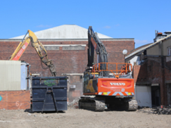 Demolition on the former wilkinsons site begins