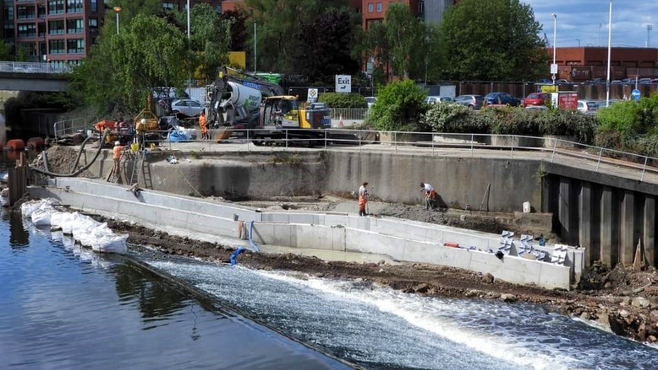 Forge Island fish pass